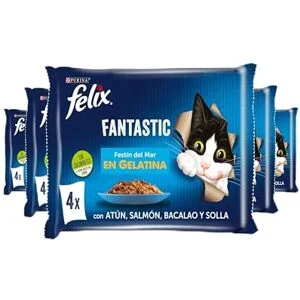 Purina Felix Feline Fantastic Festin Del Mar 12 Stück, je 4 x 85 g