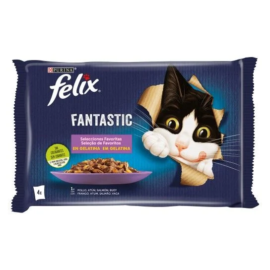 Purina Felix Feline Fantastic Selecciones Favoritas Sachets 12 ud