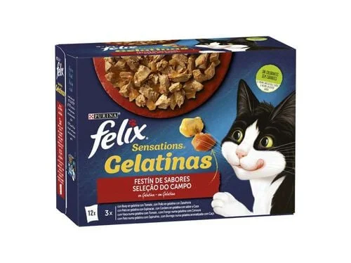 Purina Felix Feline Sensations Gelatinas 12x85g