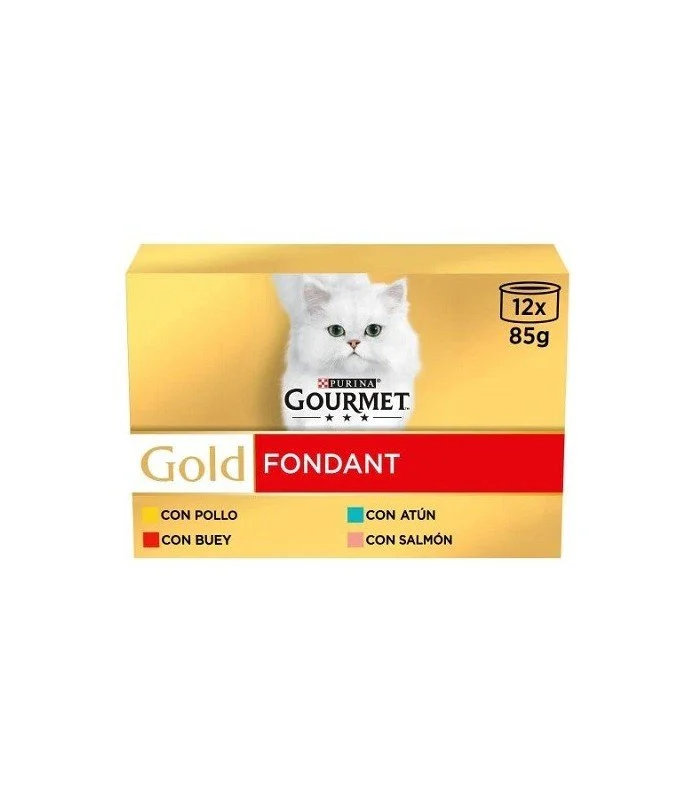 Purina Gourmet Gold Fondant Latas 12 Stk
