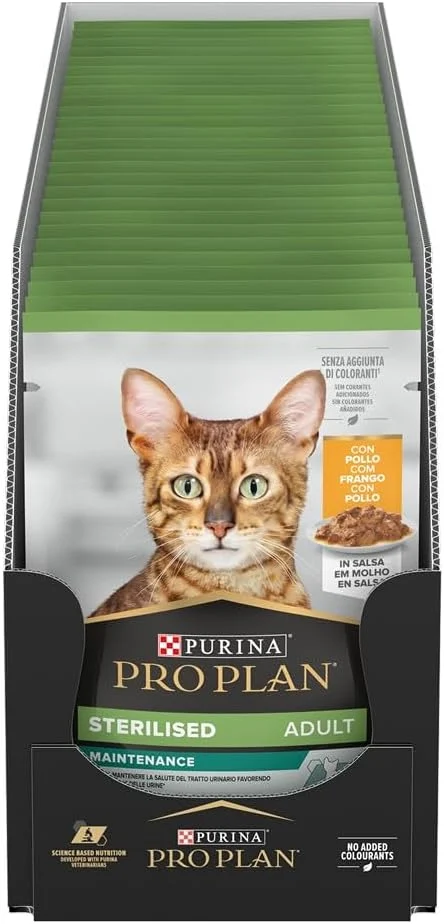 Purina Pro Plan Feline Sterilised Pollo Paté 26x85gr