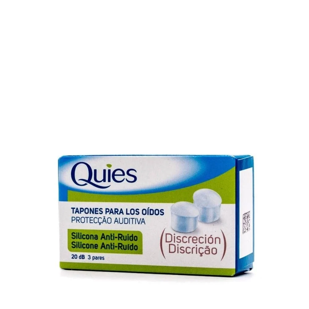 Quies Anti-Lärm-Silikonstöpsel 6 Einheiten