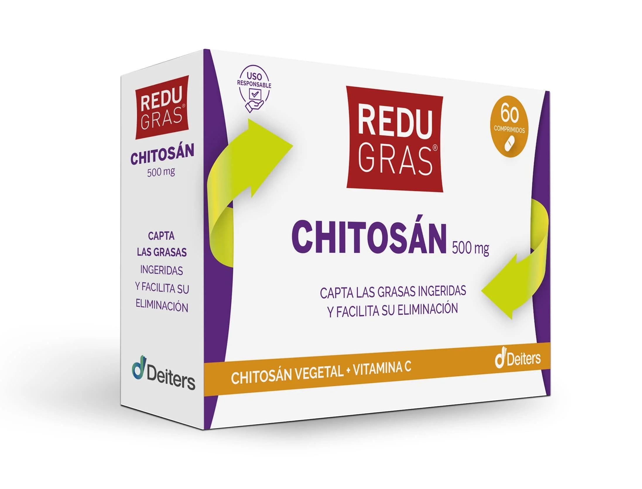 Redugras Pflanzliches Chitosan 60 Tabletten