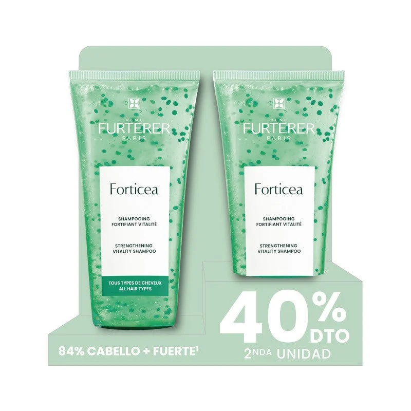 RENE FURTERER Forticea Duplo Energizing Shampoo 2x200ml (2. Einheit mit 40%)