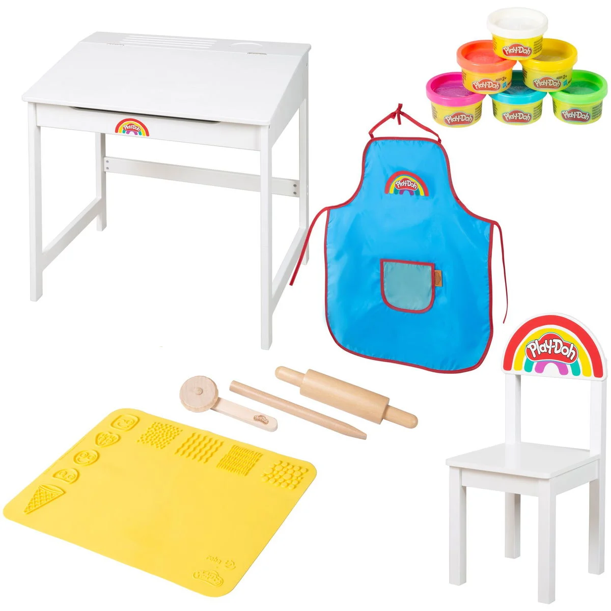 robax Play Doh Schulpult mit Zubehör