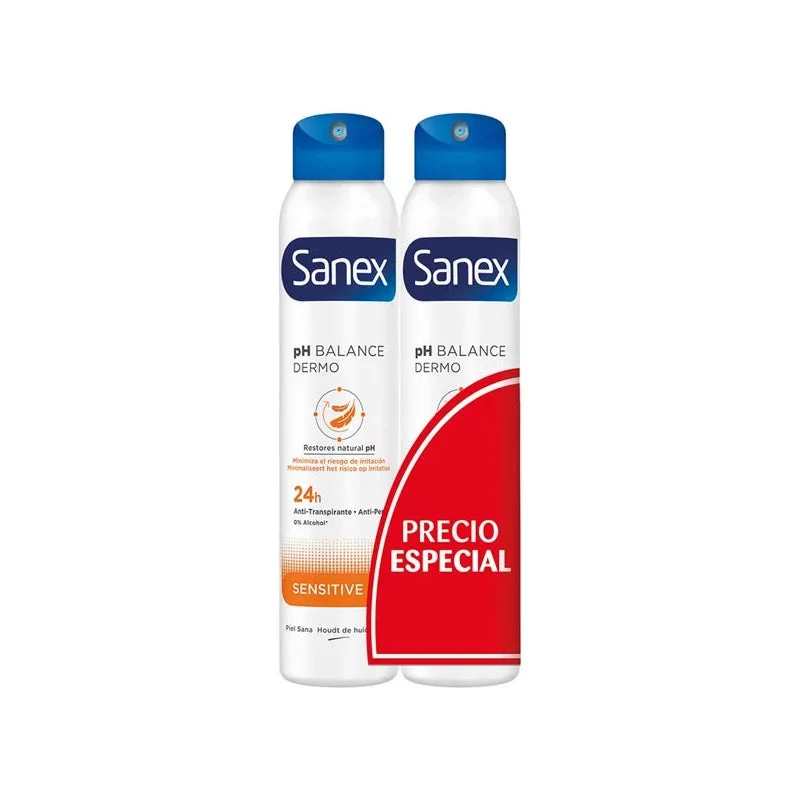 Sanex Dermo Sensitive Deodorant Spray Duo 2 x 200ml