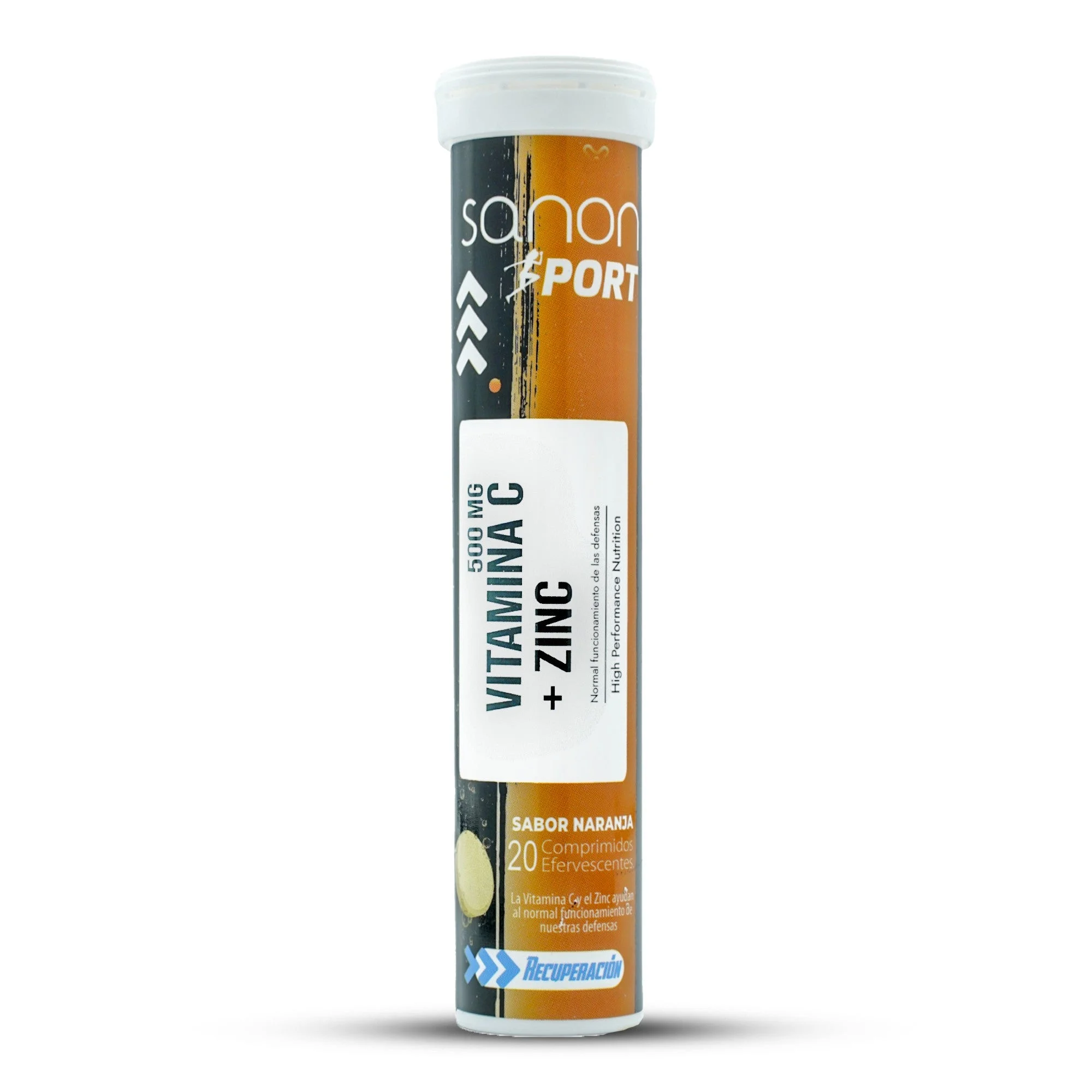 SANON SPORT Vitamin C + Zink 20 Komp. Brause