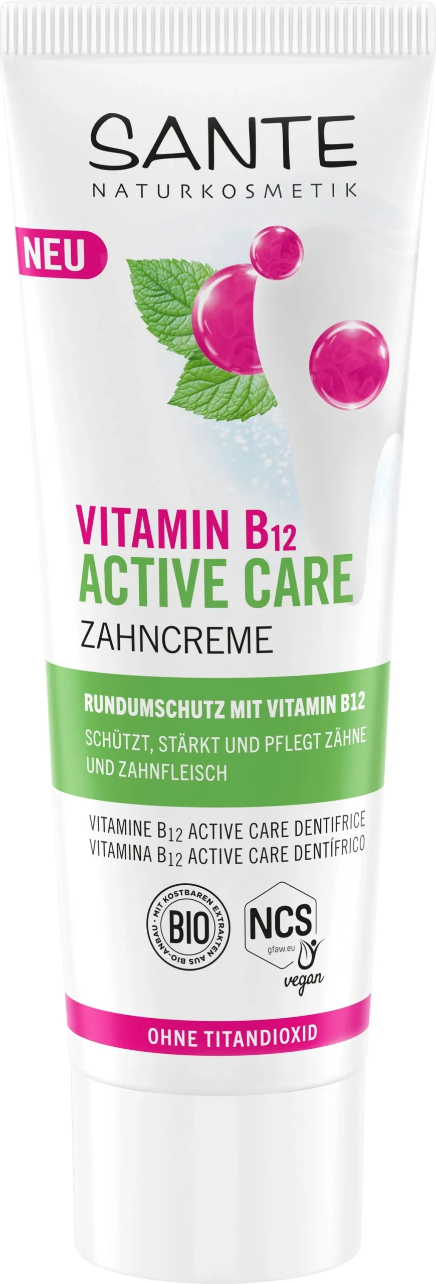 SANTE Active Care Vitamin B12 Zahncreme, 75 ml