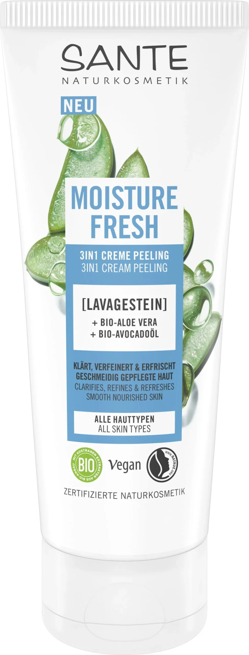 SANTE Moisture Fresh 3in1 Creme Peeling, 100 ml