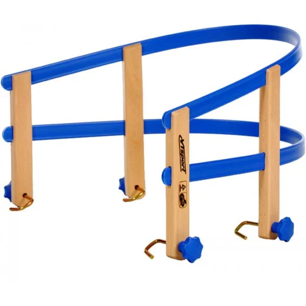 Schlittenlehne mit Kunststoffprofil