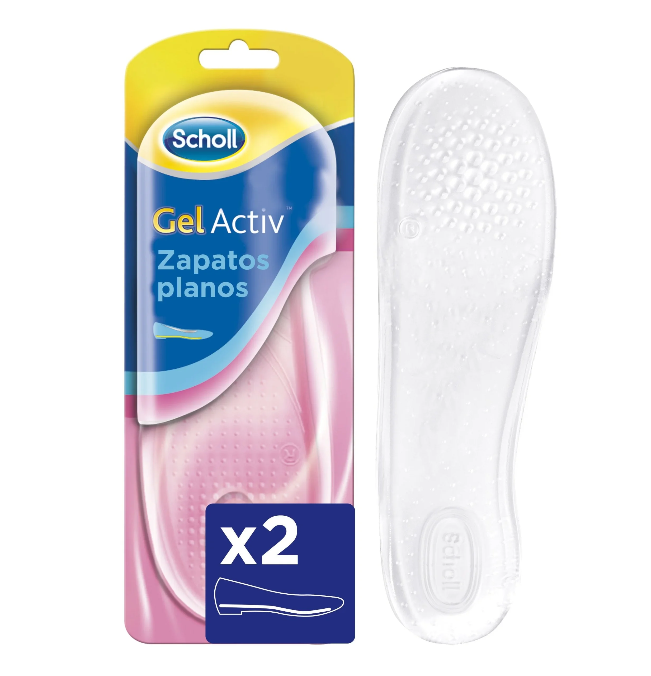 SCHOLL Gel Activ Einlegesohle Flachschuh 2 Stück