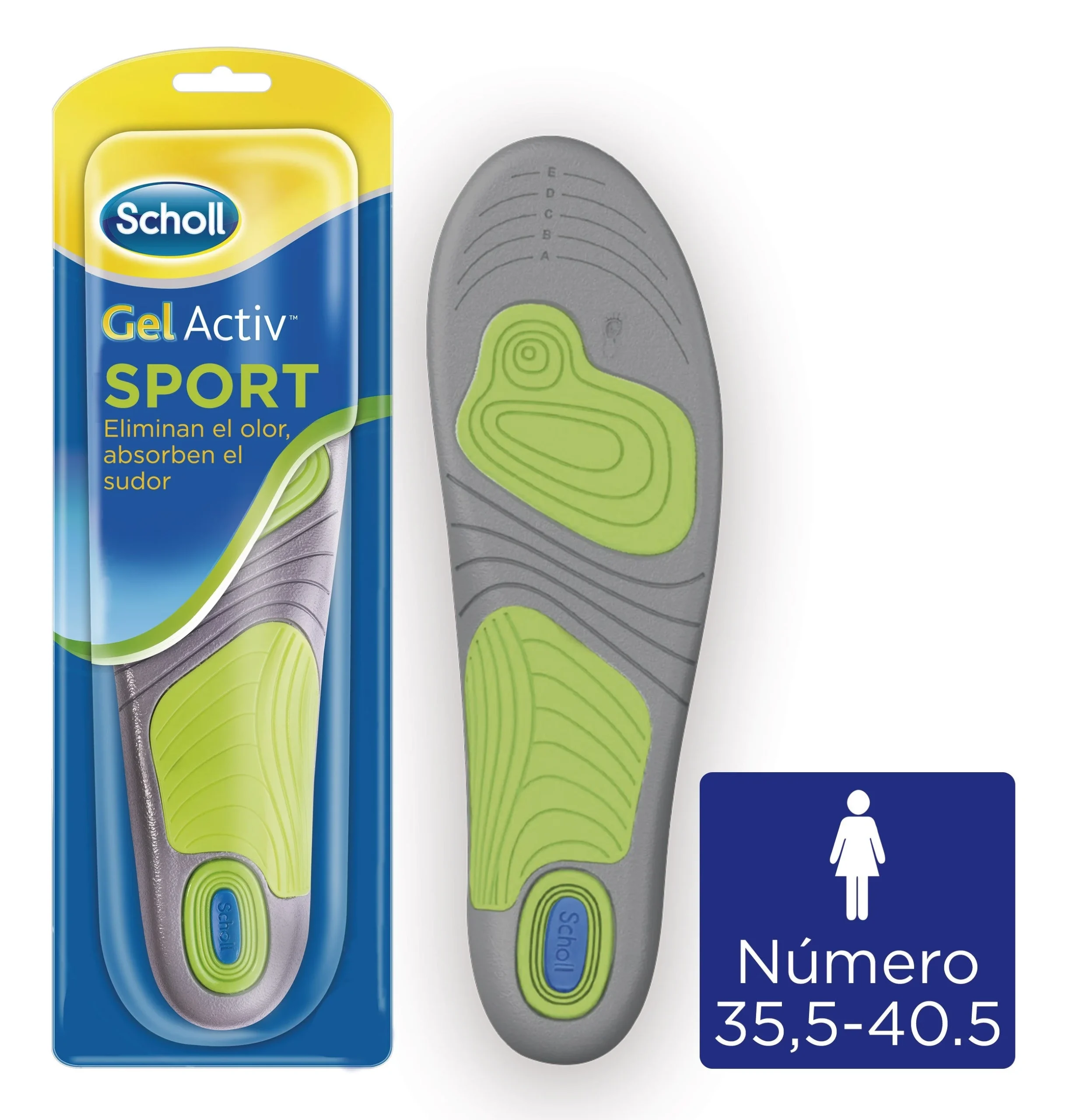 SCHOLL Gel Activ Sport Einlegesohle Damen Gr. 35,5 - 40,5