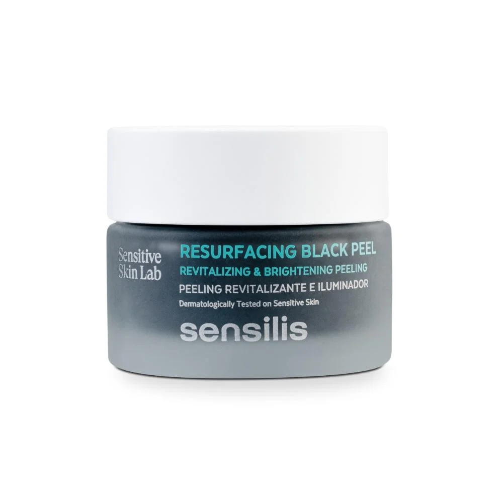 SENSILIS Resurfacing Revitalisierendes und aufhellendes schwarzes Peeling, 50 ml