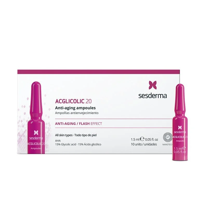 SESDERMA Acglicolic 20 Anti-Aging Ampullen 10x1,5 ml