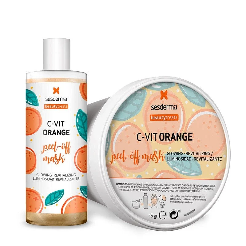 SESDERMA Beauty Treats C-Vit Orange Peel-Off-Maske 25 Gr + 75 ml