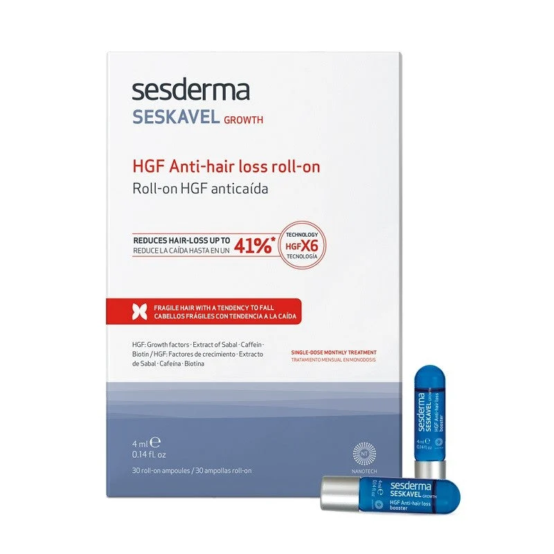 SESDERMA Seskavel Growth HGF Anti-Haarausfall Roll-On Ampullen 30x4ml