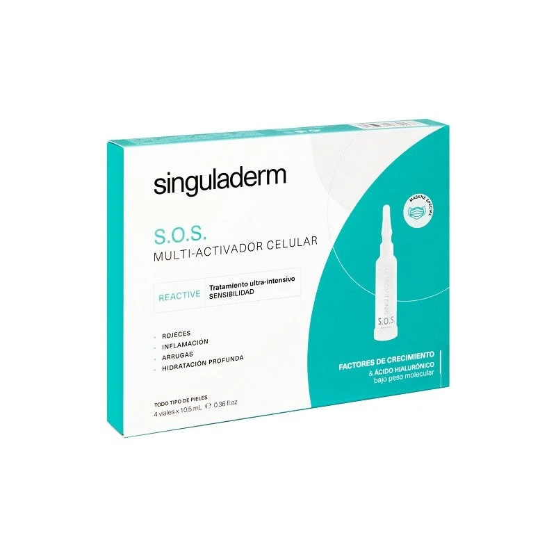 SINGULADERM SOS Reactive Serum für reaktive Haut, 4 Ampullen