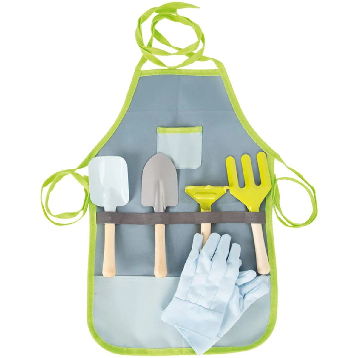 small footGartenschürze mit Gartenwerkzeug