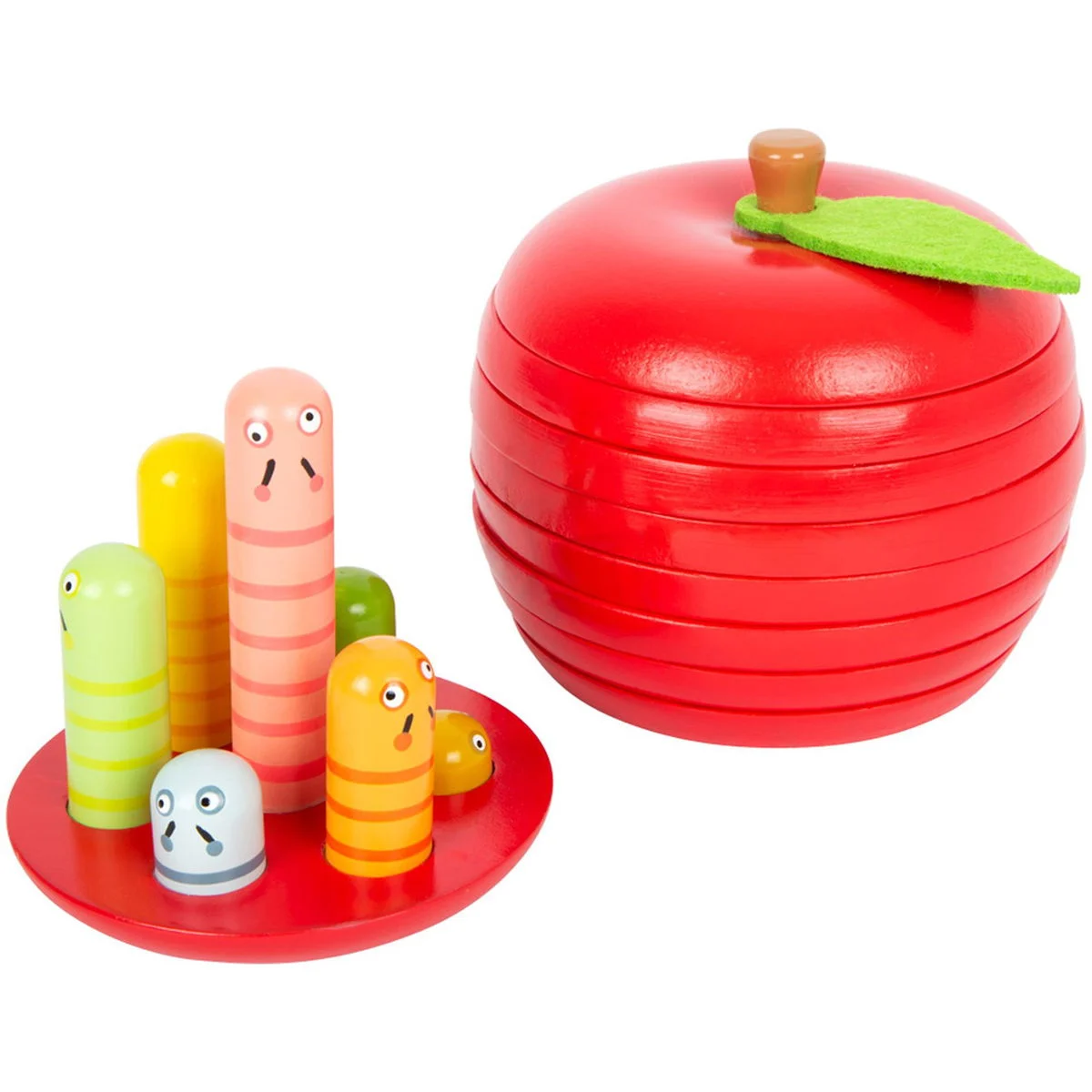 small footLernspiel Logisteck Apfel