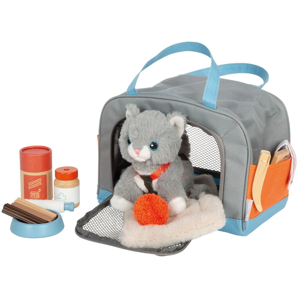 small footPflege Set mit Tasche Katze