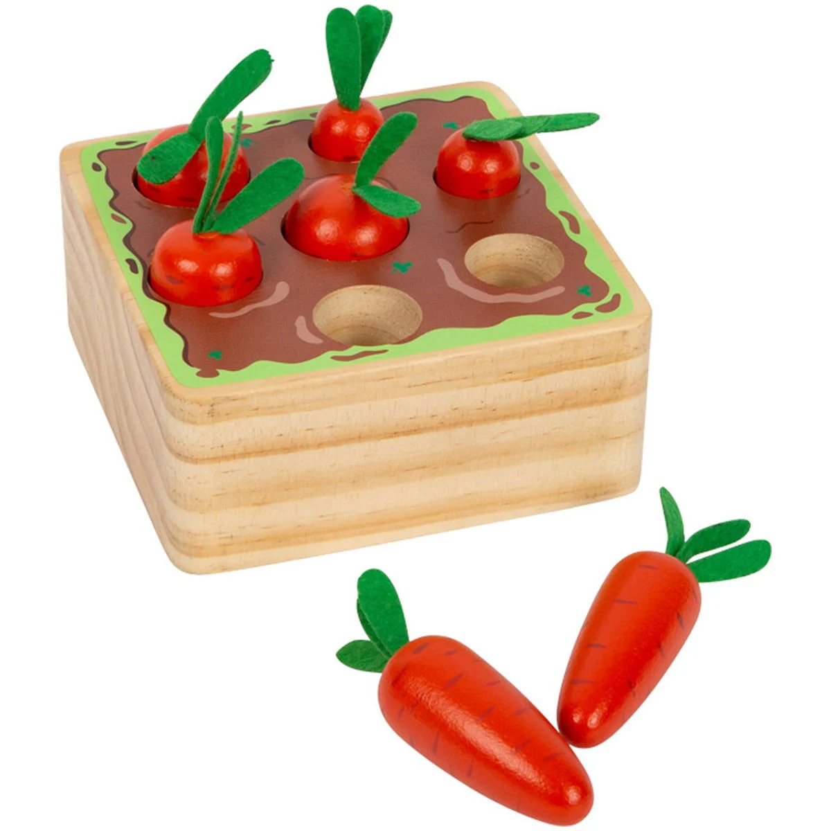 small footSteckspiel Möhren