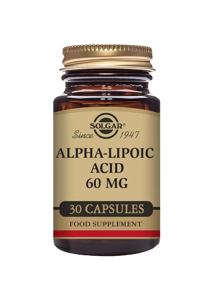 Solgar Alpha-Liponsäure 60 mg 30 V-Kapseln