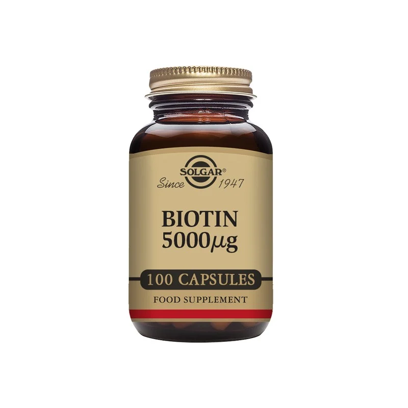 SOLGAR Biotin 5000 mcg 100 Tabletten