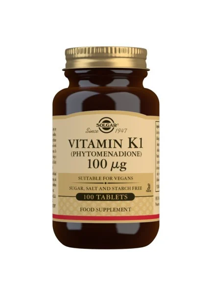 SOLGAR Vitamin K1 (100mg) 100 Tabletten