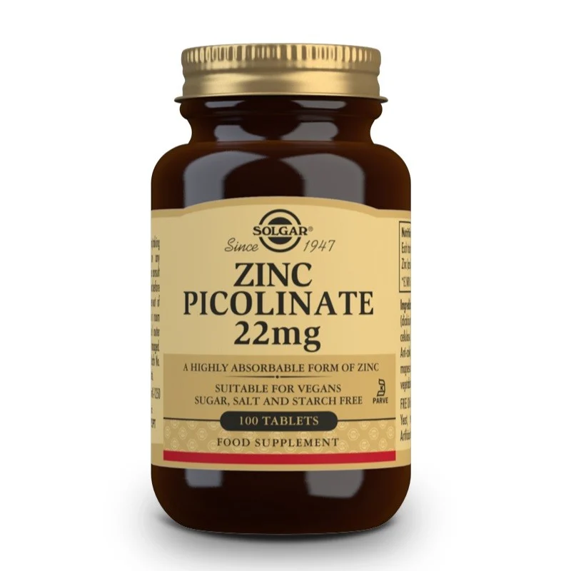 SOLGAR Zinkpicolinat 22 mg 100 Tabletten