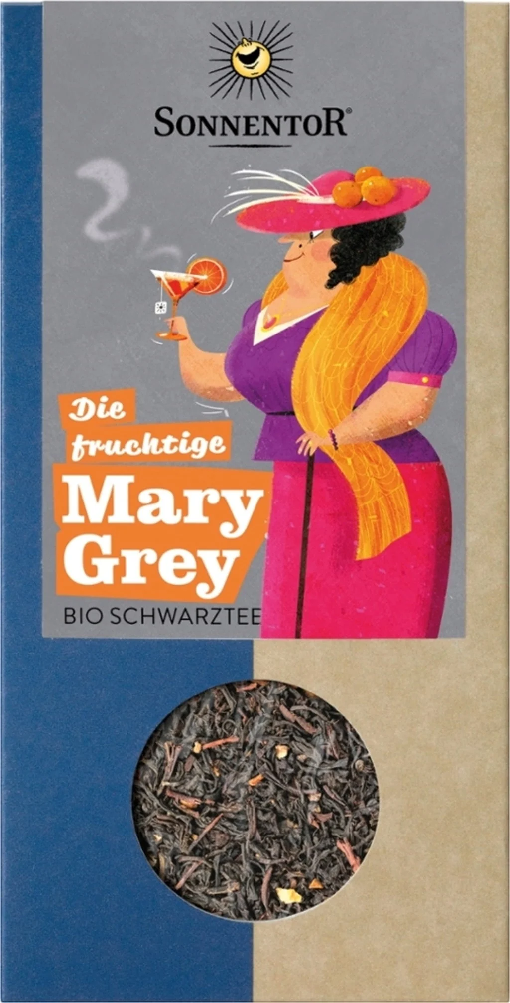 Sonnentor Die fruchtige Mary Grey Tee Bio, Lose (90 g)
