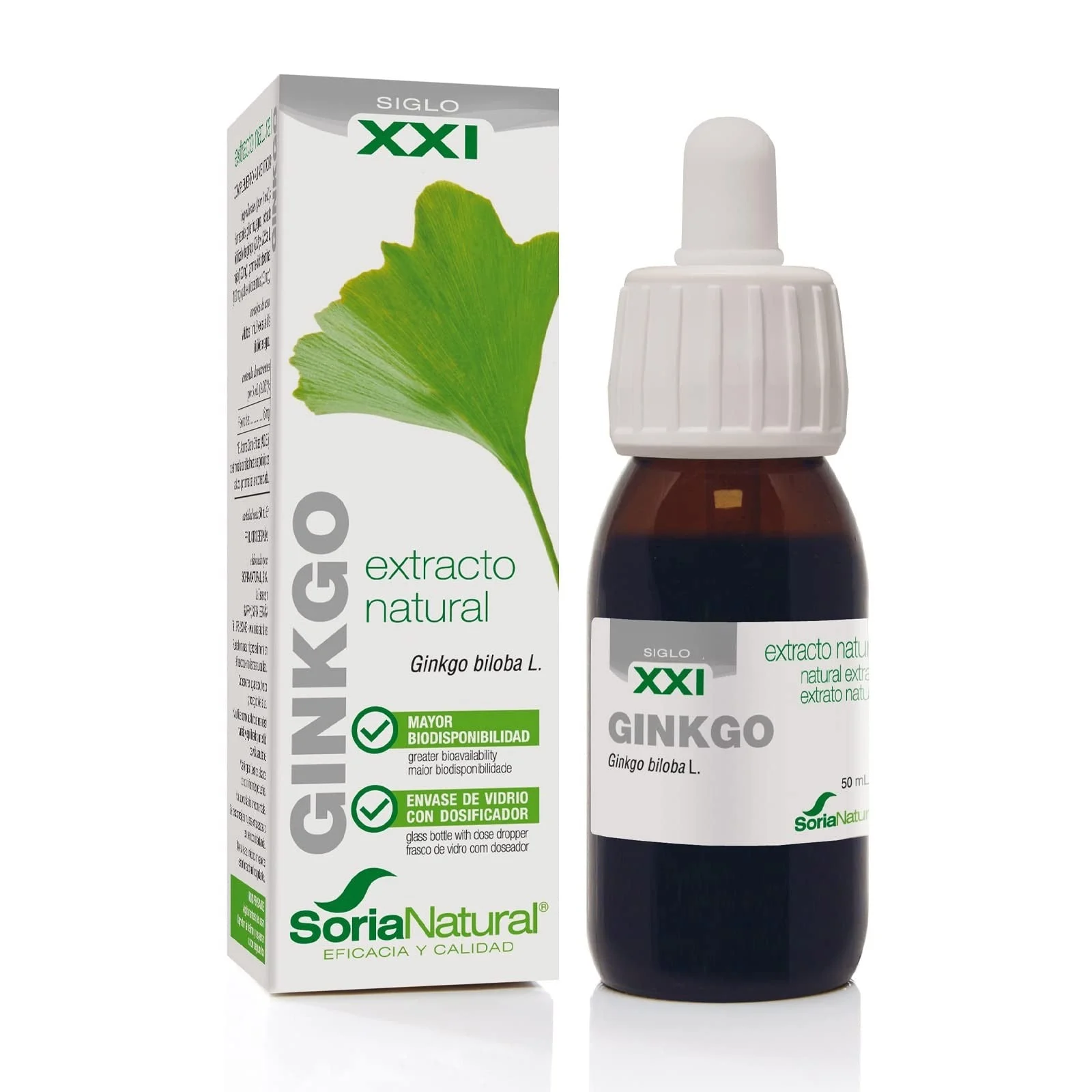Soria Natural Ginkgo Biloba-Extrakt 21. Jahrhundert 50 ml