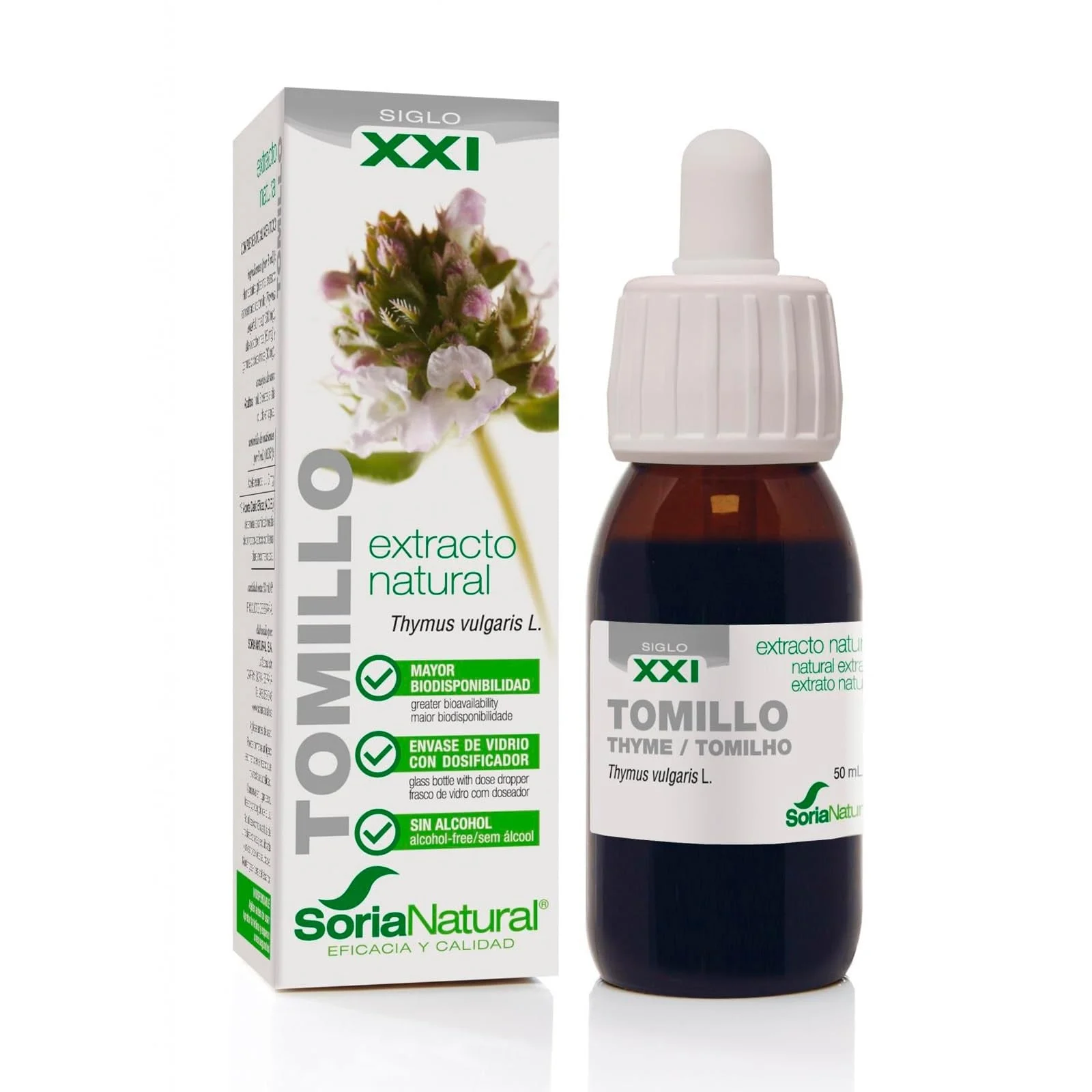 Soria Natural Thymianextrakt 21. Jahrhundert 50 ml