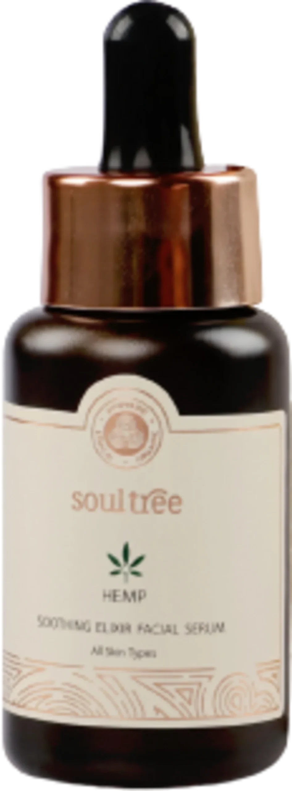 soultree Hemp Soothing Elixir Facial Serum, 30 ml