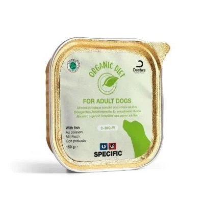 Specific Canine C-Bio-W Húmeda Alimentación Bio für erwachsene Hunde 5 Becher à 150g
