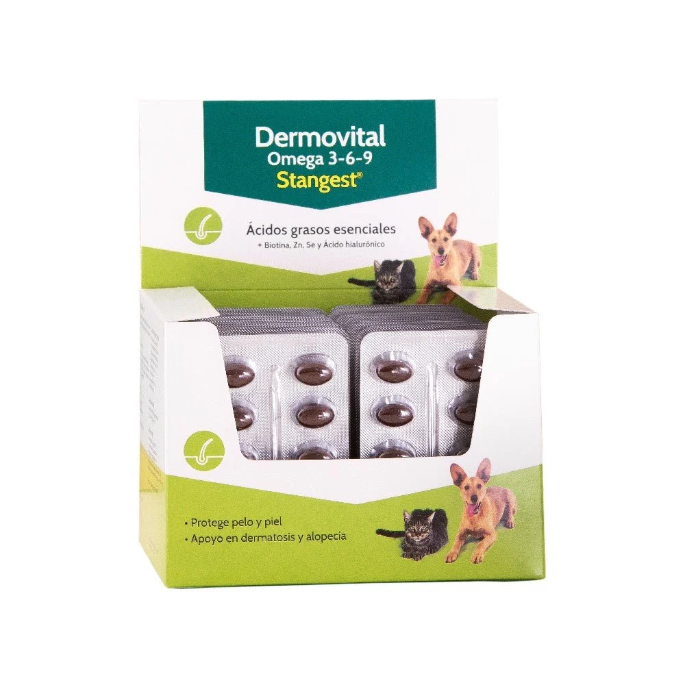 Stangest Dermovital Omega 3-6-9 Nahrungsergänzungsmittel 300 Kapseln