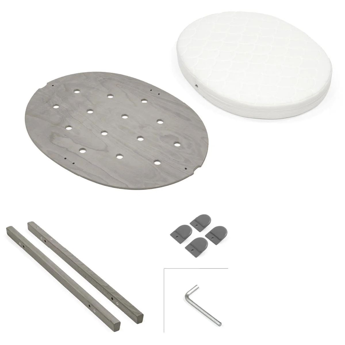 STOKKESleepi Verkleinerungsset V3 inkl Matratze hazy grey