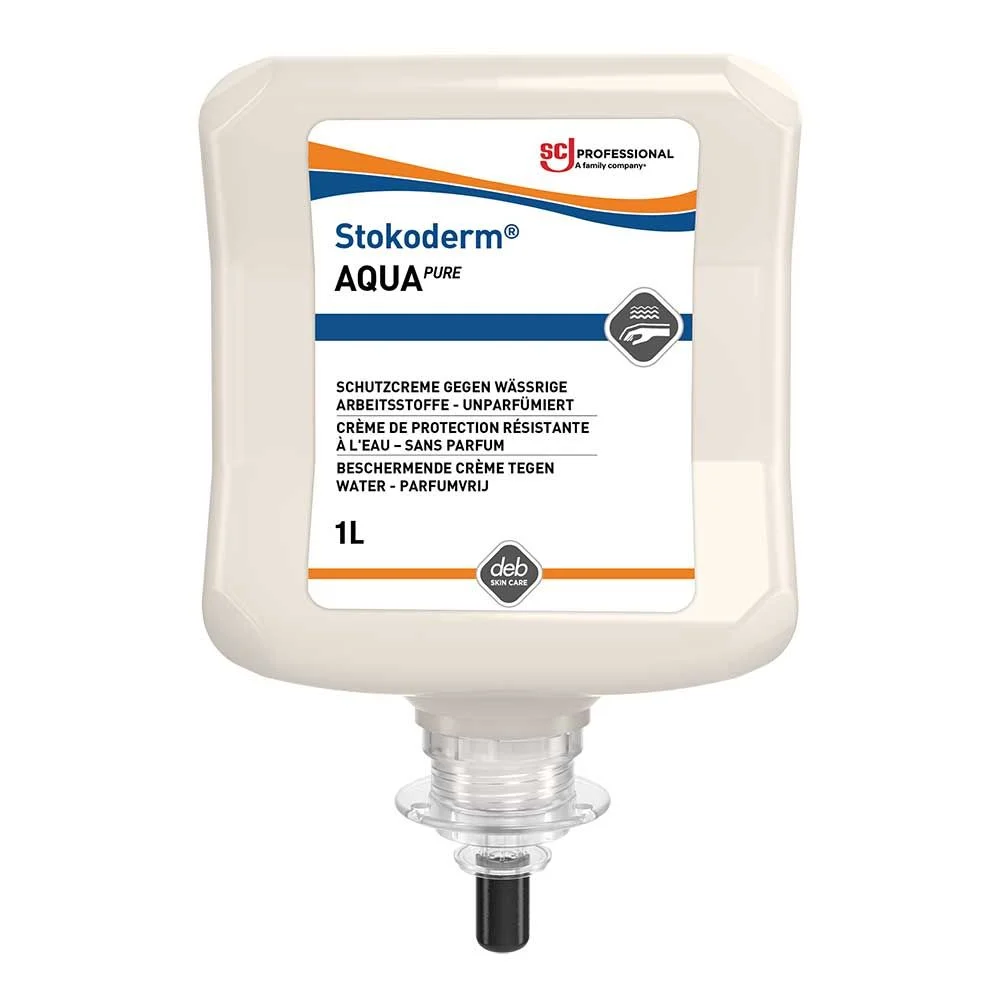 STOKODERM Aqua Pure Hautschutz Creme 1000 ml