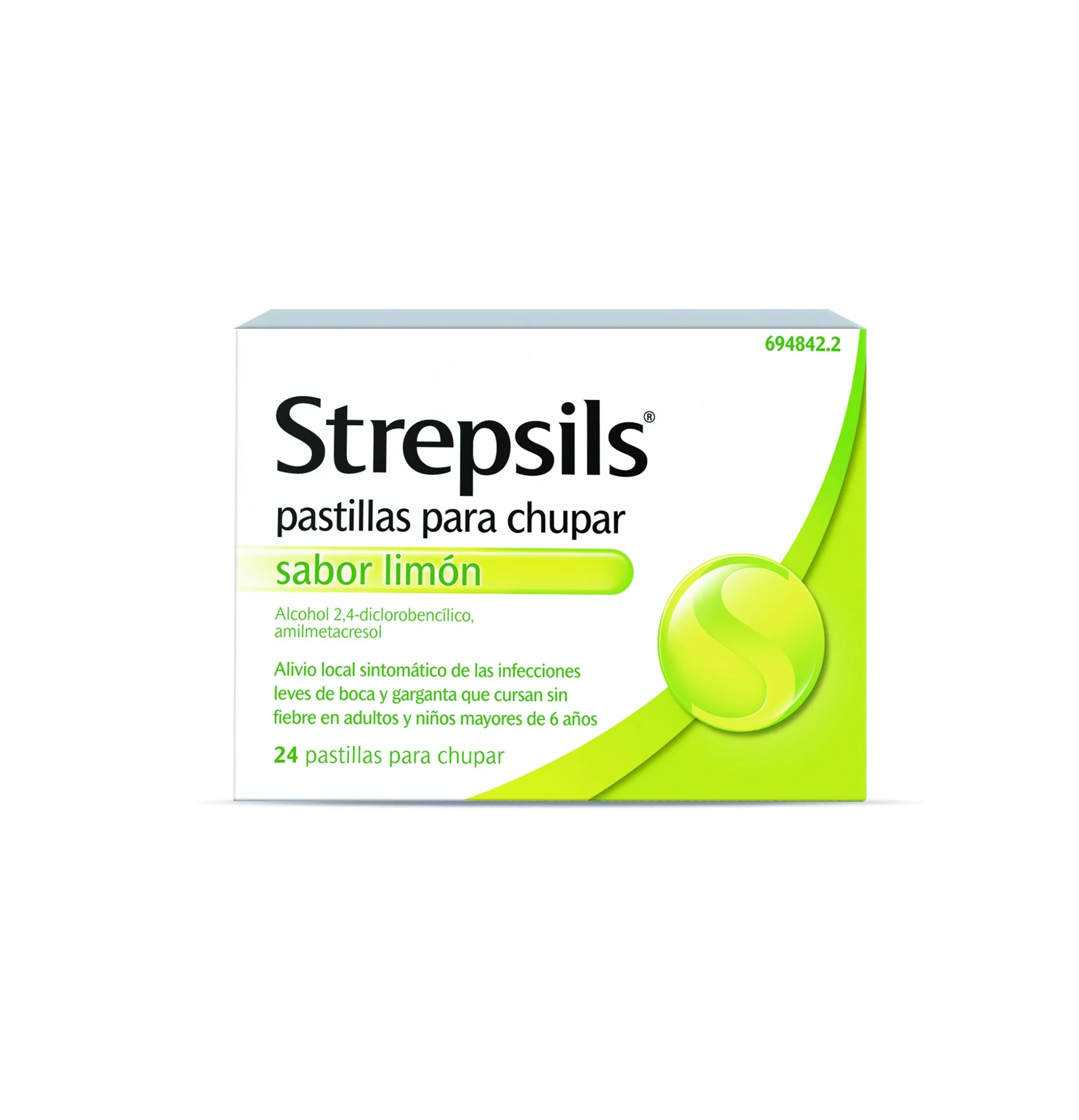 STREPSILS Zitrone ohne Zucker 24 Lutschtabletten