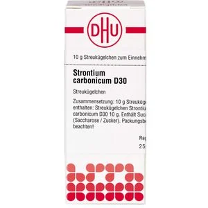 STRONTIUM CARBONICUM D 30 Globuli 10 g