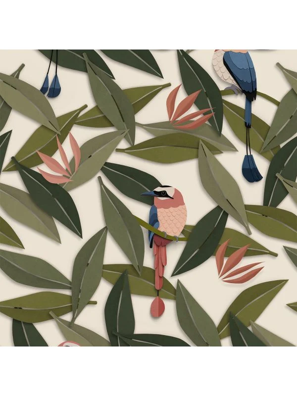 Studio Ditte Vogel Tapete - Creme