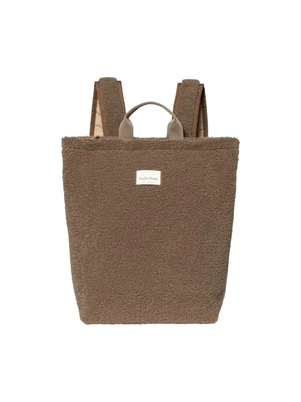 Studio Noos Backpack - Adult - Teddy - Brown