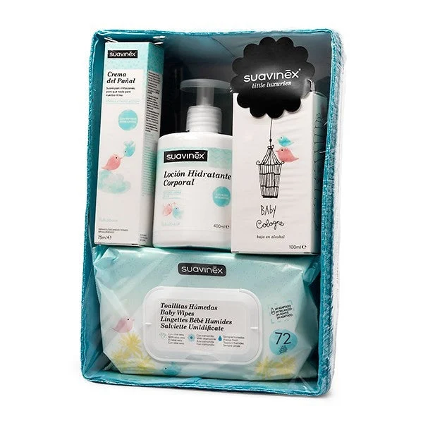 Suavinex - Blauer Kosmetikkorb für Neugeborene