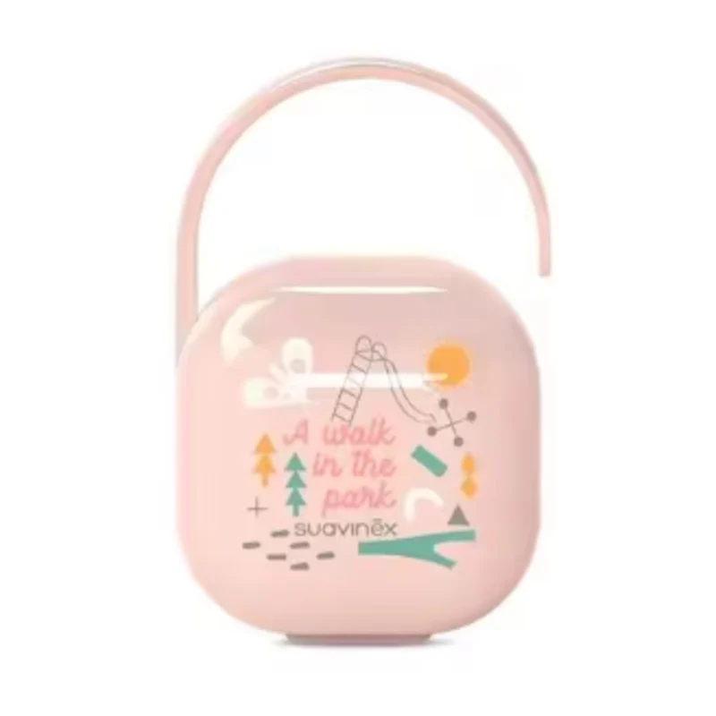 SUAVINEX Klassischer Schnullerhalter Rosa