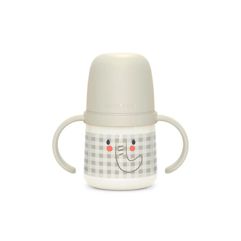 SUAVINEX Night & Day Babyflasche 150 ml, auslaufsicher, +4M (Beige)