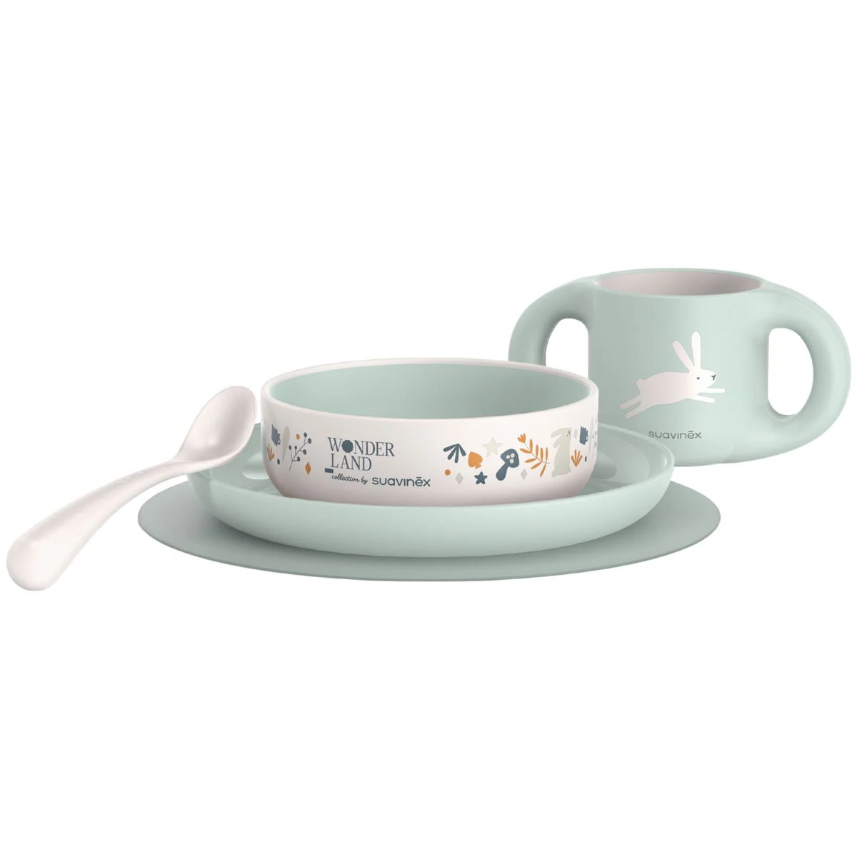 SuavinexGeschirrset wonderland blau