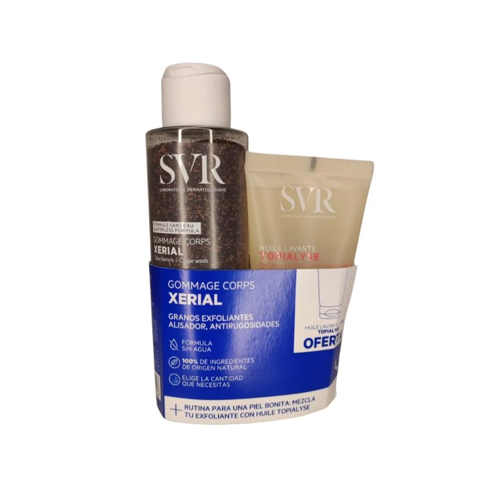 SVR Pack Xerial Gommage 100 ml + Topialyse Huile Lavante 55 ml