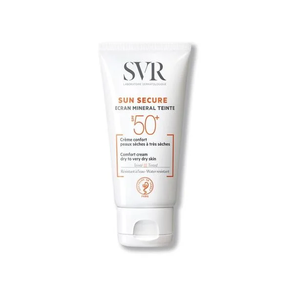 SVR Sun Secure Mineral Tönungscreme für trockene Haut SPF50+ (50ml)