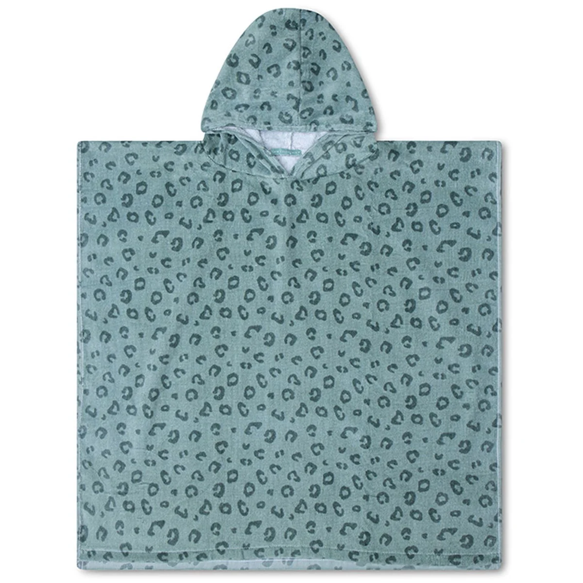 Swim EssentialsStrandponcho green leopard