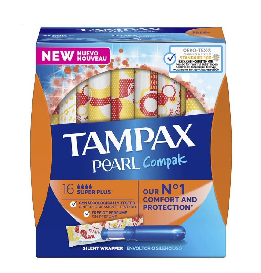 TAMPAX Pearl Compak Super Plus Tampons 16 Einheiten