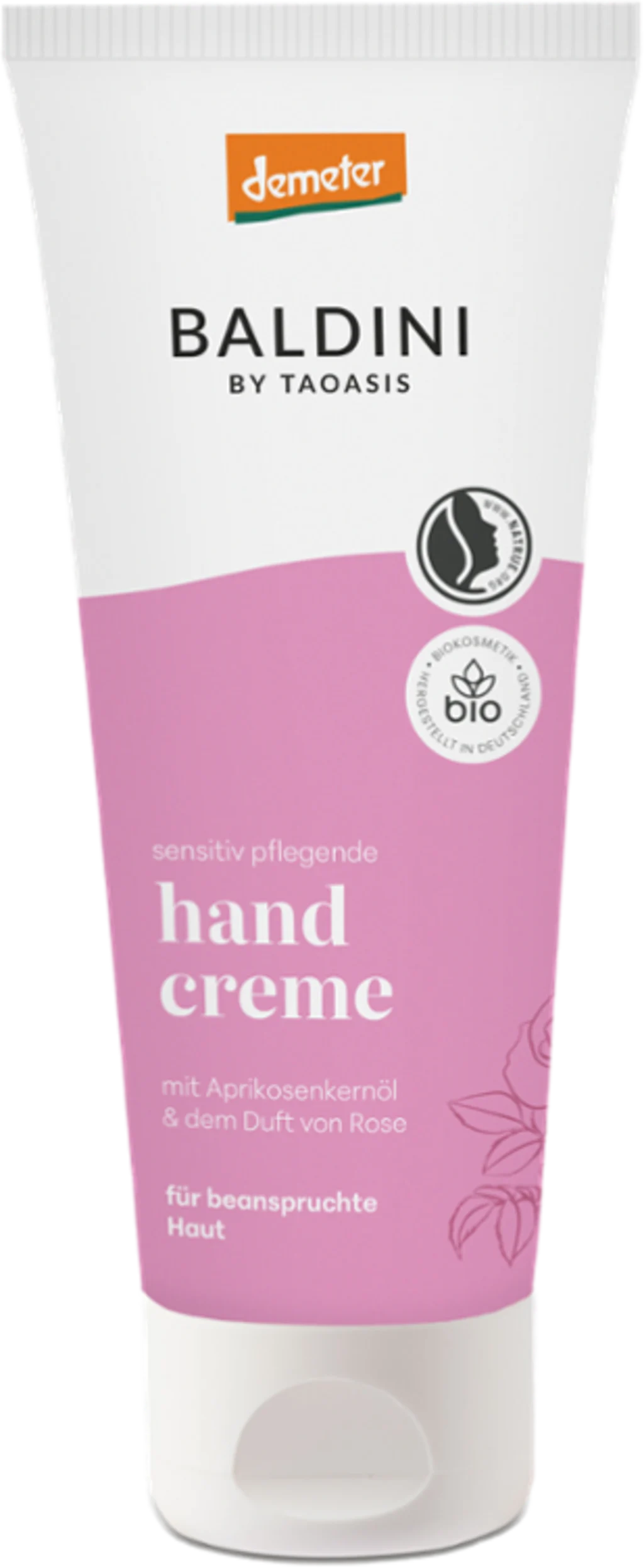 TAOASIS Baldini Handcreme Rose, 75 ml